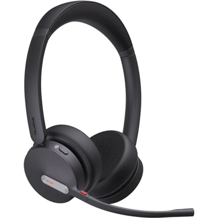 Yealink Headset BH 70 Dual Teams USB-A, Stereo Bluetooth-USB-C-Dongle, 43 Stunden Akkulaufzeit, Microsoft Teams zertifiziert – Bild 1