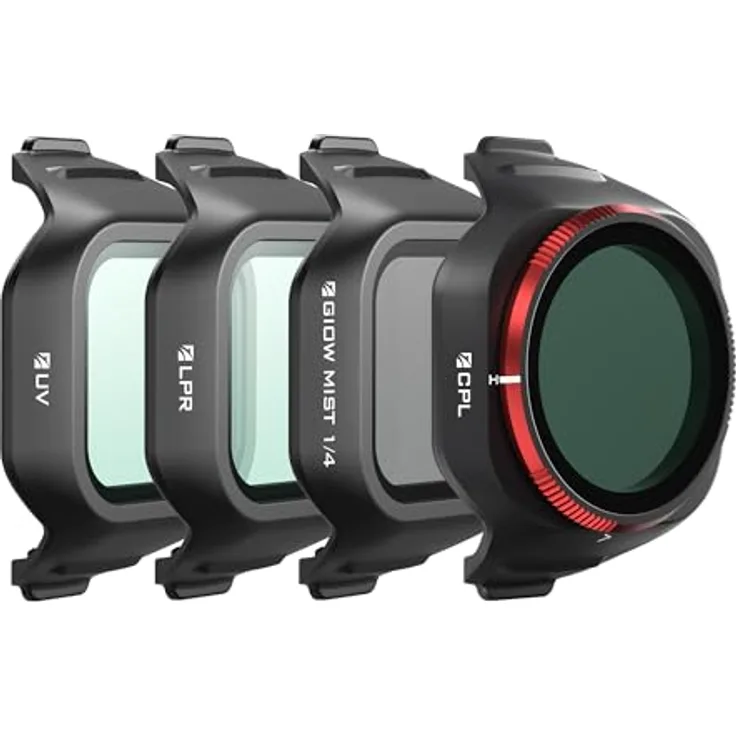 Freewell Alltagsfilter für DJI Mini 5 Pro, UV, CPL, Lichtverschmutzung und Glow Mist 1/4, Premium-Objektivfilter für verbesserte Farb- und Blendreduzierung