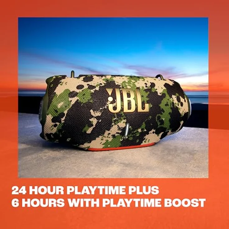 JBL Xtreme 4, Tragbare Bluetooth-Lautsprecher-Box in Schwarz mit tiefem Bass, KI-Sound-Boost, integrierter Powerbank und 24 Stunden Akkulaufzeit, wasser- und staubfest – Bild 2
