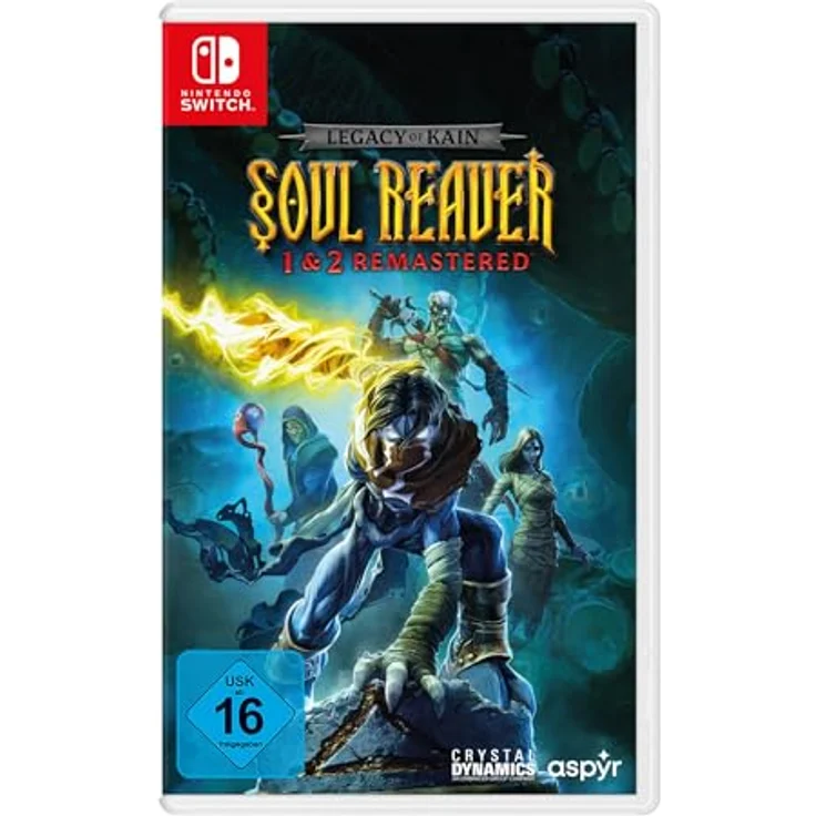 Aspyr Legacy of Kain: Soul Reaver 1 & 2 Remastered - Nintendo Switch Spiel mit überarbeiteter Grafik, ab 16 Jahren, 1 Spieler, multilingual – Bild 1