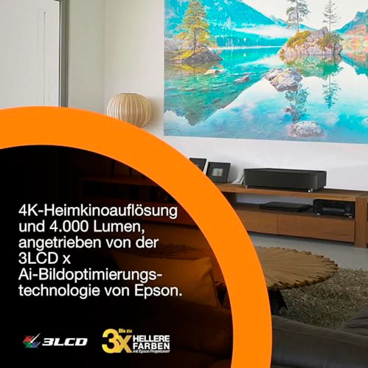 Epson Lifestudio Grand Plus EH-LS970B-Black, 4K Beamer mit KI-Bildverbesserung, Dolby Audio und Google TV – Bild 10