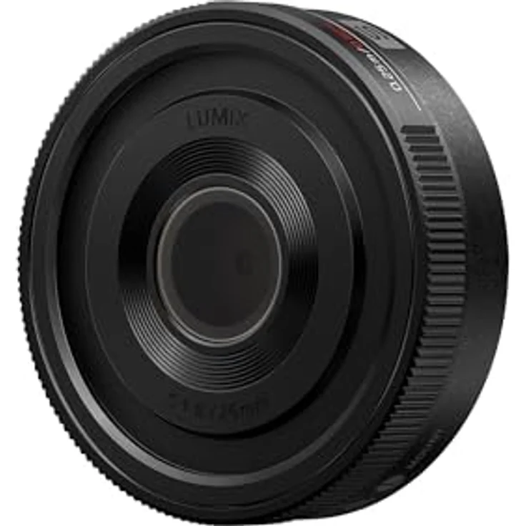 Panasonic Lumix S F/8 Pancake-Objektiv 26 mm, Weitwinkel, manuelle Fokussierung, schwarz – Bild 1