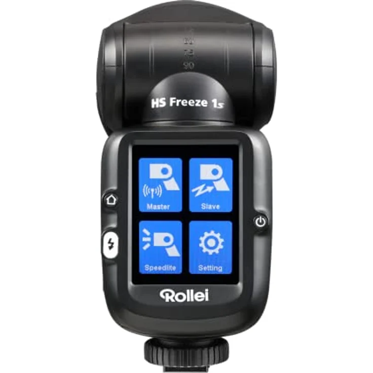 ROLLEI HS Freeze 1S für Sony Kameras - Aufsteckblitz I Blitzgerät I Kamera I Blitzschuh I 2,8“-Touchscreen I 2,4 GHz-Fernauslöser – Bild 3
