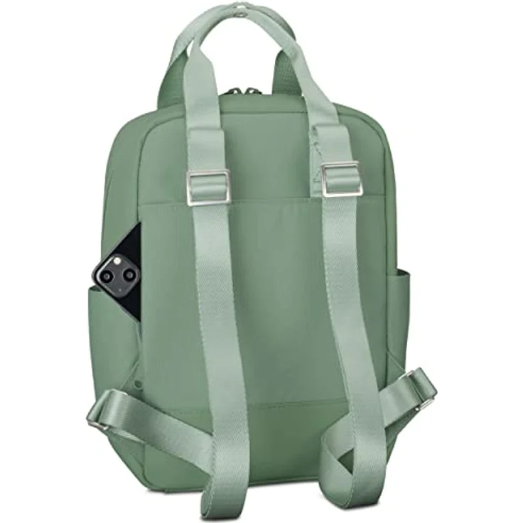 Johnny Urban Jona Small, kleiner Rucksack Damen in Grün mit Tablet-Fach und 7L Volumen, wasserabweisend, nachhaltige Eco-Series – Bild 3