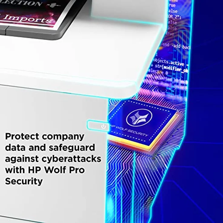 HP Color LaserJet Pro M479fdw Multifunktions-Farblaserdrucker 4-in-1 (Drucker, Scanner, Kopierer, Fax, WLAN, LAN, Duplex, Airprint, 27 Seiten/Min) weiß - Preisvergleich – Bild 5