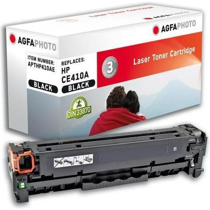 AGFAPHOTO Apthp410ae Toner, schwarz, 30% Preisvorteil gegenüber OEM, 3 Jahre Garantie