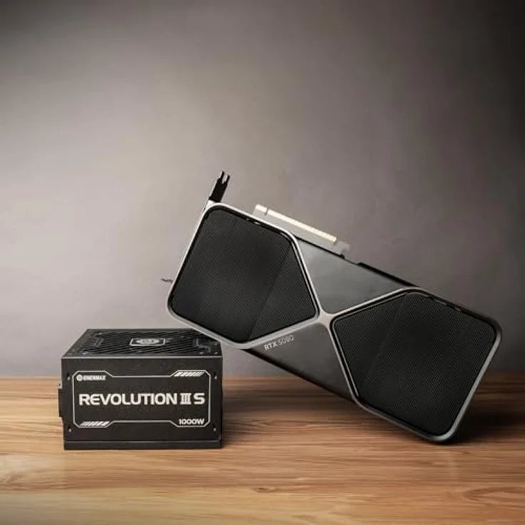 ENERMAX Revolution III S 1000W Black, vollmodulares ATX 3.1-Netzteil mit 80 PLUS und Cybenetics Platinum, PCIe 5.1, flüsterleiser 120mm FDB-Lüfter, 105°C japanische Kondensatoren, ERV1000P-AHP – Bild 5