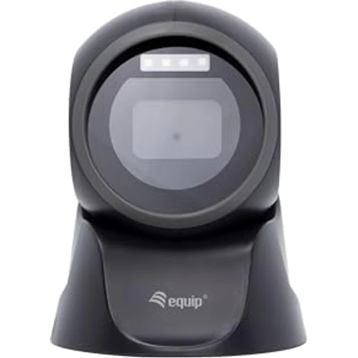 equip Barcode Omni-Direktional Laser Kabel USB 1D2D  schwarz, Barcode-Scanner, Schwarz – Bild 2