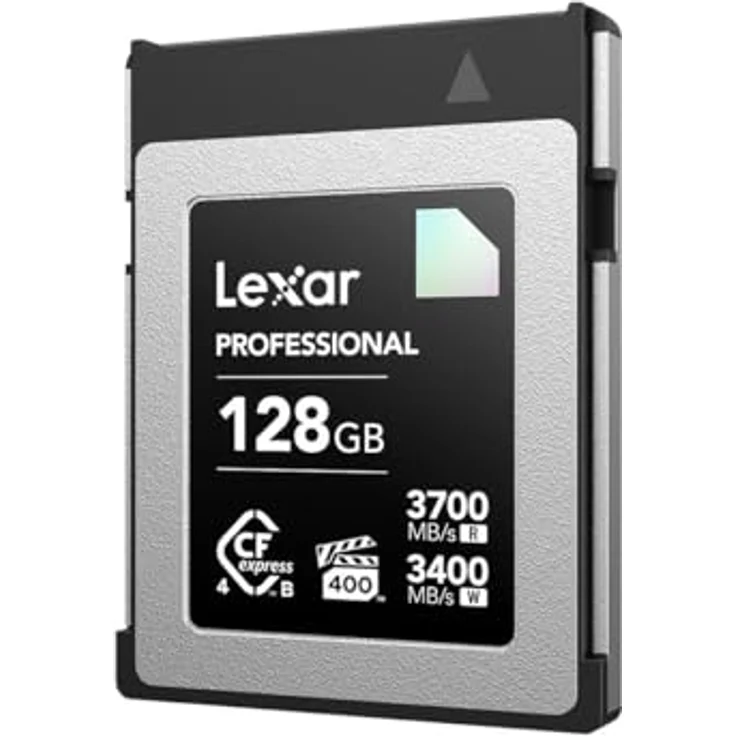 Lexar CFexpress PRO 4.0 Type B DIAMOND Series, 128GB Speicherkarte, R3700/W3400MB/s, VPG400 für 8K/6K/4K Video – Bild 2