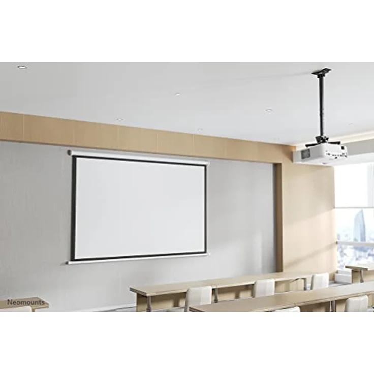 Neomounts Projector Ceiling Mount (Decke), Beamer Halterung, Schwarz, bis 35 kg belastbar, neigbar (+20°, -20°), drehbar (360°), schwenkbar (+8°, -8°) – Bild 3
