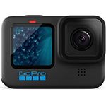 GoPro HERO11 Black – wasserdichte Action-Kamera mit 5,3K60 Ultra HD-Video, 27 MP Fotos, 1/1,9-Zoll-Bildsensor, Live-Streaming, Webcam, Stabilisierung