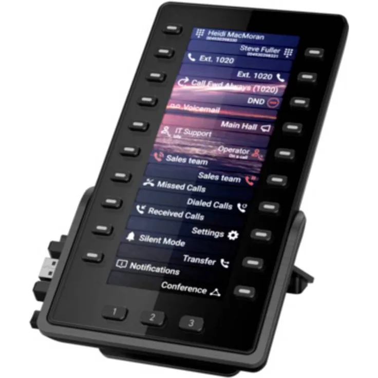Gigaset P800 KEY PRO, Tastenmodul mit 60 programmierbaren Tasten und 6,8 Zoll TFT-Farbdisplay, Schwarz