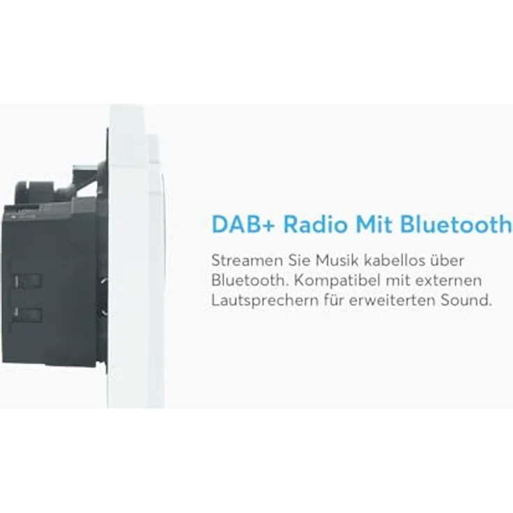 Busch-Jaeger 8270 UJ-84-101, DAB+ Radio mit Bluetooth-Funktion und FM-Empfang, Weiss – Bild 3