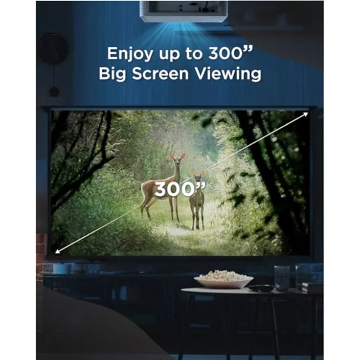 ViewSonic PX704HD 1080P Home & Business Projektor, 4000 Lumen, bis zu 300" großes Bild, Hoher Kontrast mit 0,65 DMD Chip – Bild 5