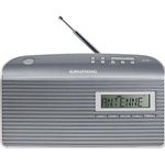 Grundig Music 7000X DAB+ grau/silber, Radio mit exzellentem DAB+ Empfang und 20 Senderspeicherplätzen, Silber