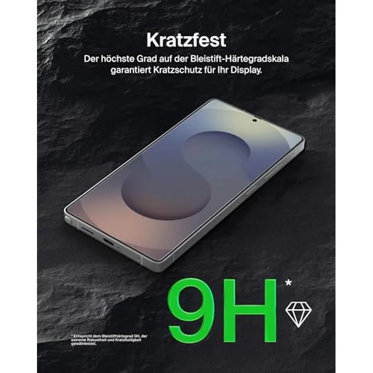 Belkin ScreenForce InvisiGlass Panzerglas für Samsung Galaxy S25 Ultra, antimikrobielle, kratzfeste Displayschutzfolie mit Positionierungsschale - Recyceltes Glas, Härtegrad 9H – Bild 4