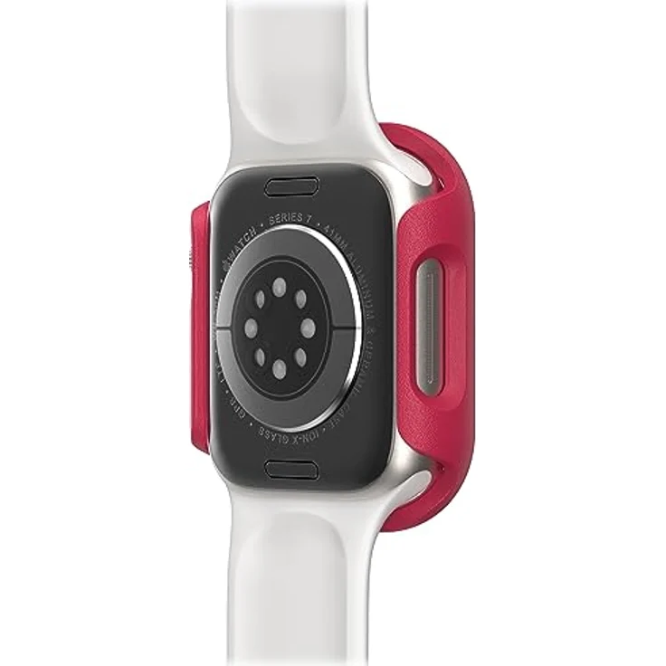 OtterBox All Day Bumper für Apple Watch Series 9/8/7 - 41mm, stoßfeste, sturzsichere Schutzhülle, schützt Display und Kanten, Rot – Bild 3