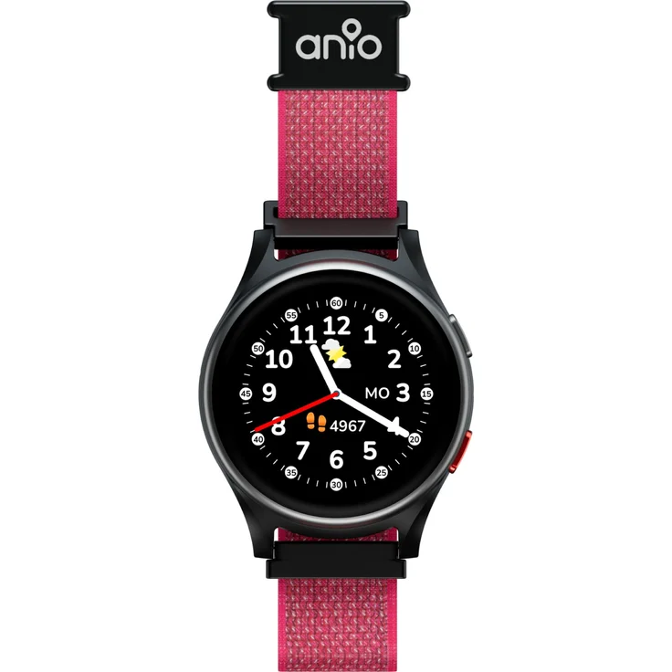 Anio 6 Kinder Smartwatch Pink – GPS, Fitnesstracker, Anruf & Schulmodus – Bild 1
