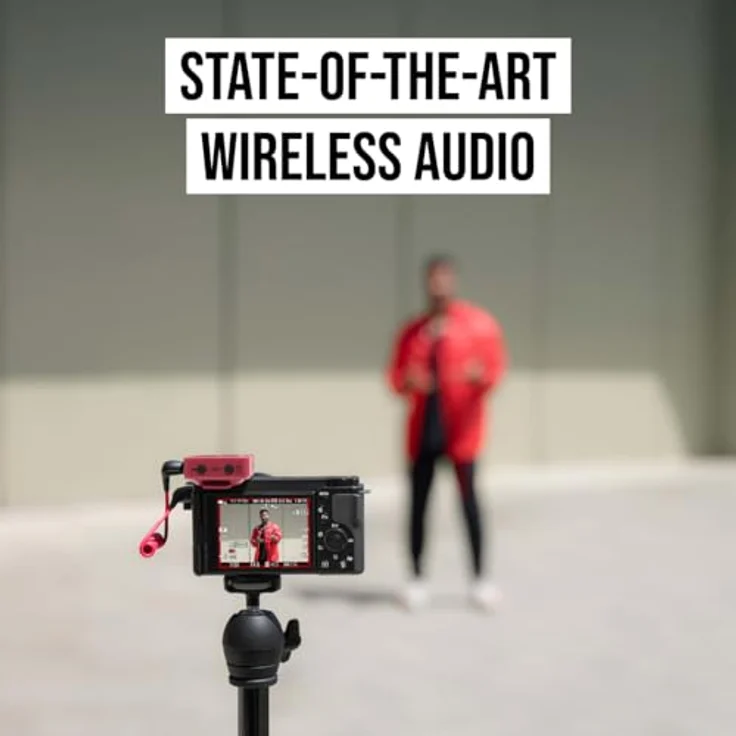 RØDE Wireless GO (Gen 3) – Kompaktes kabelloses Mikrofon mit 32-Bit Float Aufnahme, automatischer Pegelregelung und universeller Kompatibilität für Kameras, Telefone und Computer, Rosa – Bild 9