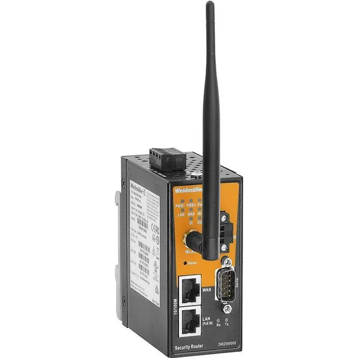 Weidmüller Router, Industrie-Router mit integrierter Firewall und VPN-Technologie für sicheren Fernzugriff