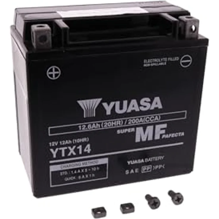 Batterie ''YTX14-BS'', ETN: 512014010, Yuasa, – Bild 2