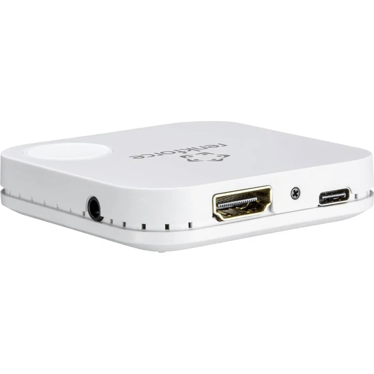 Renkforce RF-WPR-310 WiFi Streaming Box, 4K HDR, Miracast, Plug and Play, kompatibel mit iOS, Android, Mac, Windows