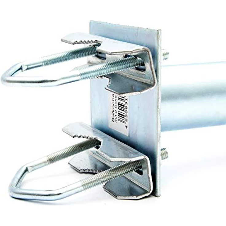 Premium X Balkonausleger 55cm Stahl Geländerhalter Balkonhalter SAT-Antenne Mast-Ausleger Halterung für Satellitenschüssel – Bild 3