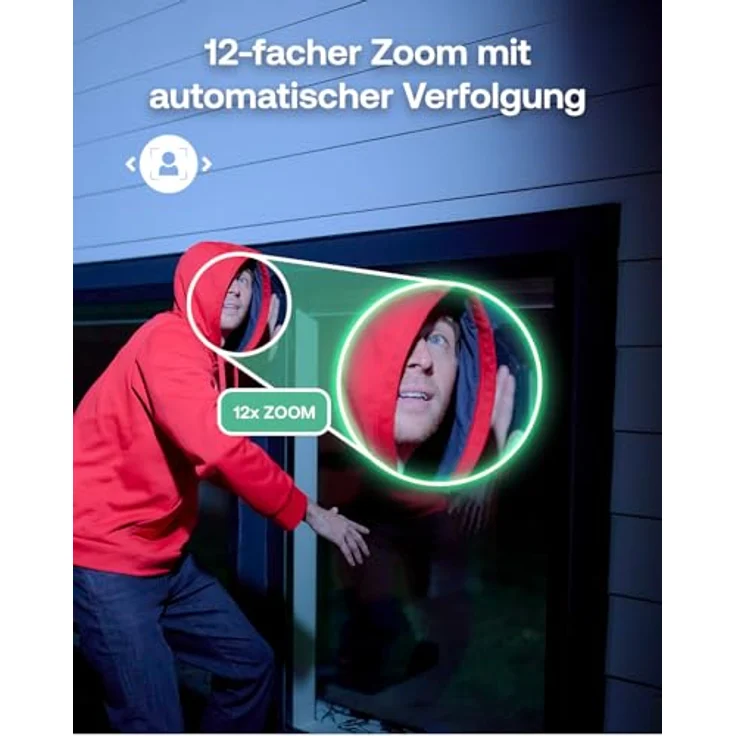 Arlo Pro 6 Überwachungskamera Aussen, Kabellos, 2K+HDR, Farb-Nachtsicht, 160° Blickwinkel, integrierter Scheinwerfer und Sirene, Zwei-Wege Audio, mit Arlo Secure Testzeitraum, 1er Set, Weiß – Bild 4