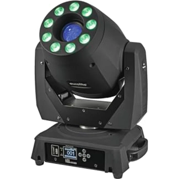 EUROLITE LED TMH-H180 Hybrid Moving-Head Spot/Wash COB | LED-Moving-Head Hybrid Spot/Wash mit rotierenden Gobos, Farbrad, Prisma und QuickDMX-Buchse – Bild 2