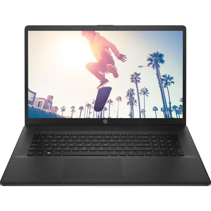 HP 17-cn0116ng, 17,3" Notebook mit Intel Celeron N4500, 8GB RAM, 512GB SSD, FHD IPS, Schwarz