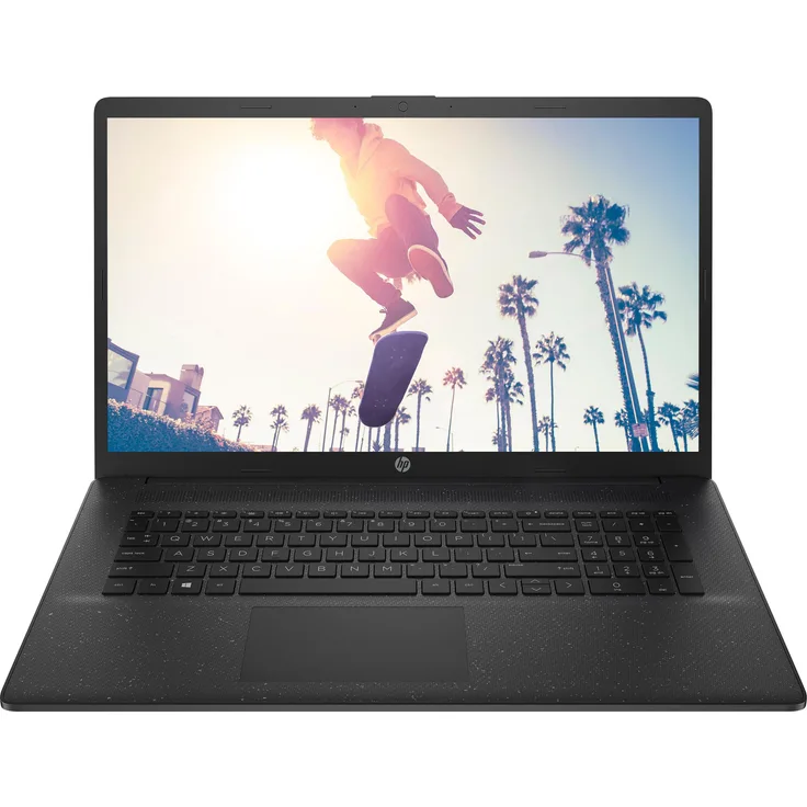 HP 17-cn0116ng, 17,3" Notebook mit Intel Celeron N4500, 8GB RAM, 512GB SSD, FHD IPS, Schwarz