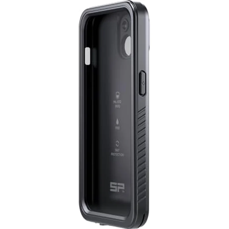 SP CONNECT Phone Case Xtreme, kompatibel mit iPhone 15, Militärstandards zertifiziert, magnetische Befestigung, kabelloses Aufladen, MagSafe kompatibel, wasserdicht, schwarz – Bild 3