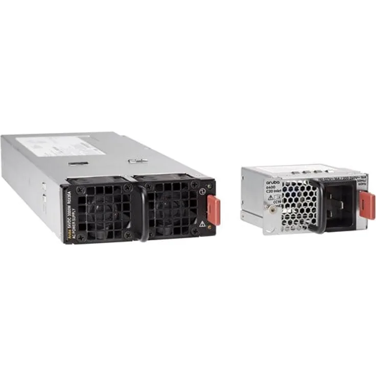 HP E Aruba Netzteil mit C20-Eingangsadapter, 3000 Watt, Hot-Plug / redundant, 80 Plus, für HPE Aruba 6405 Serien