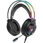 Hyrican Striker Halo ST-GH707 Headset, schwarz, RGB-Beleuchtung, USB, 3,5 mm Klinke, Over Ear