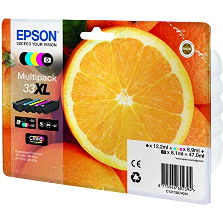 Epson Multipack 33XL Claria Premium Ink Druckerkartuschen in 5 Farben – Bild 3