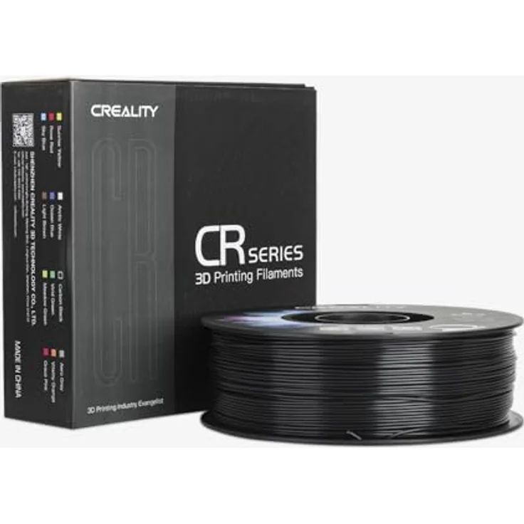Creality CR-ABS Filament Schwarz, 1 kg, 1,75 mm, hohe Stabilität für präzisen 3D-Druck – Bild 1