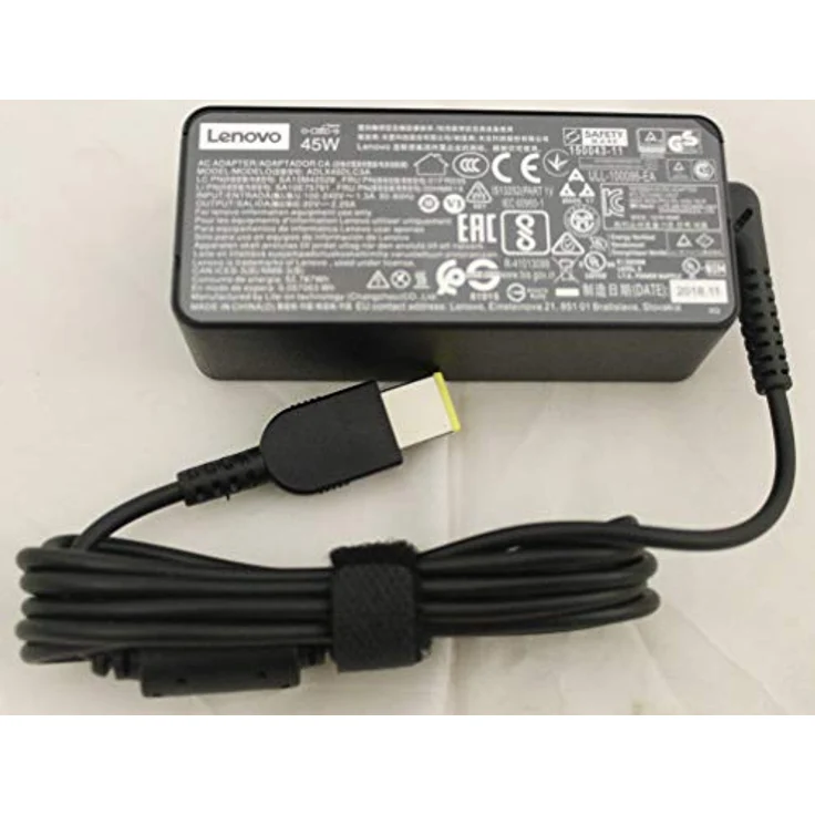 Lenovo Laptop-Netzteil 45 W, schmale Spitze, 2,2 A, 20 V (01FR038), ideal für mobile Benutzer – Bild 1