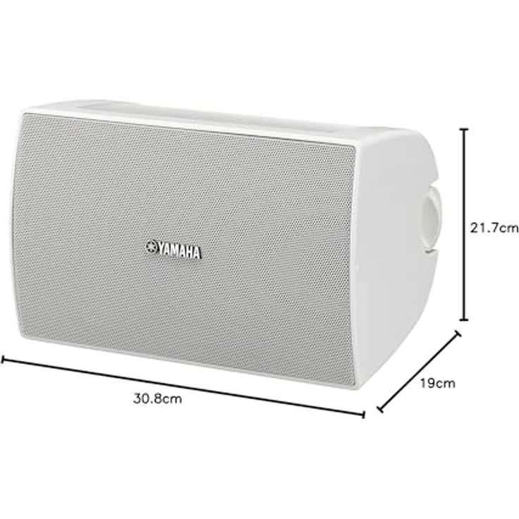 Yamaha NS-AW294 (WH) 2-Wege Außenlautsprecher paar (100 Watt, 87dB) weiß Außenlautsprecher weiß – Bild 5