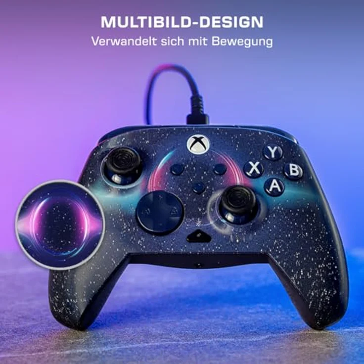 Turtle Beach REMATCH ADVANCED Wired Controller für Xbox Series X, Xbox One S und PC, mit Hall-Effekt-Hair-Triggern, Lentikulardesign, texturierten Griffen, Schwarz – Bild 2