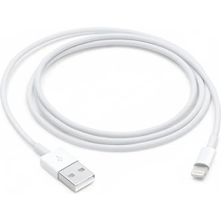 APPLE Lightning auf USB Kabel, 1 m, Weiß, hochwertiges Lade- und Datenkabel für Apple-Geräte – Bild 1