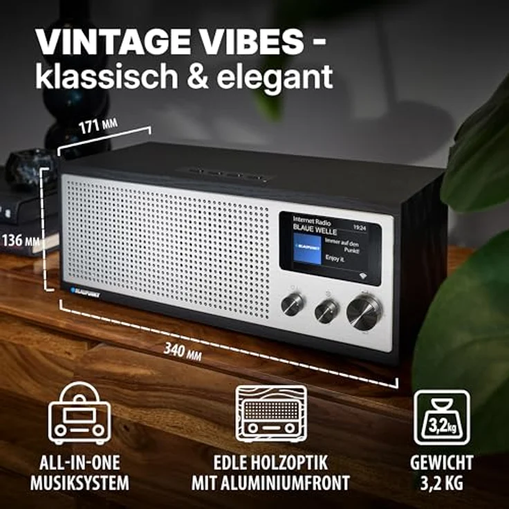 Blaupunkt IRD400 Internetradio NAPOLI mit DAB+ (inkl. DAB,Digital-Radio,UKW-Empfang, Radiowecker) – Bild 6