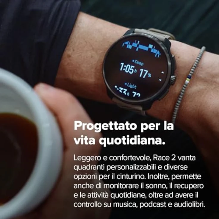 Suunto Race 2 (49 mm), Smartwatch mit Edelstahlgehäuse, AMOLED-Display, GPS sowie Fitness- und Gesundheitsmonitoring – Bild 8