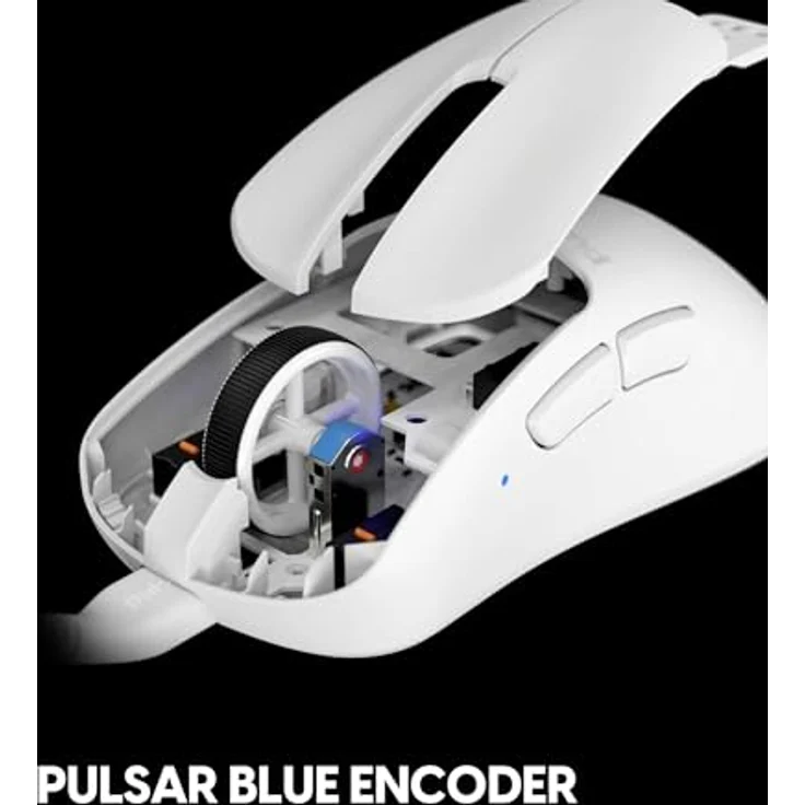 Pulsar Gaming Gears Xlite v3, kabelgebundene Gaming-Maus mit PixArt PAW3395 Sensor, ergonomischem Design für Rechtshänder, weiß – Bild 4