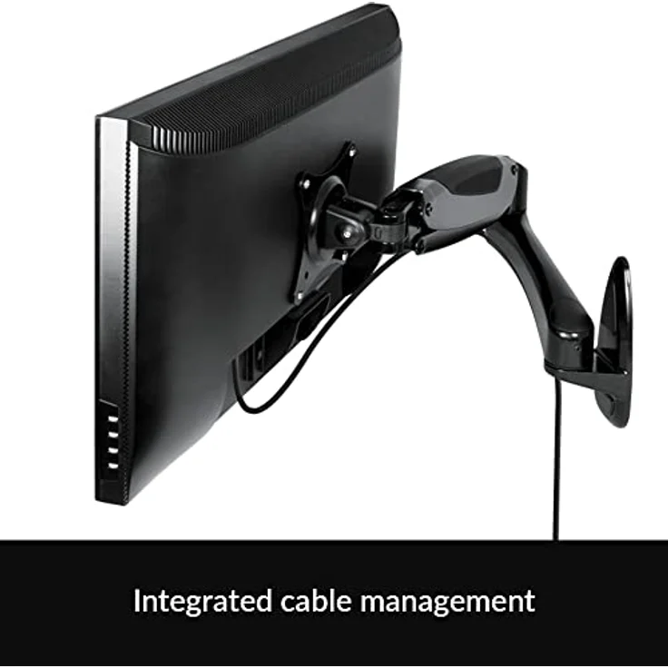 ARCTIC W1-3D - Monitorwandhalterung mit Gaslifttechnik, Monitorarm zur Befestigung an der Wand, für bis zu 43''-49'' Ultrawide Monitore und Fernseher, bis 8 kg (17.6 Ibs) - Schwarz – Bild 5