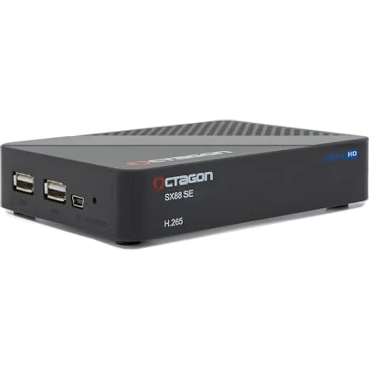Octagon SX88 SE V2 HD S2+ IP Linux Sat Receiver mit PVR Aufnahmefunktion, HDTV DVB-S2 Satelliten TV Box, LAN, Unicable, Mediathek, YouTube, Internet Radio, Multistream, Blindscan, Kartenleser – Bild 2