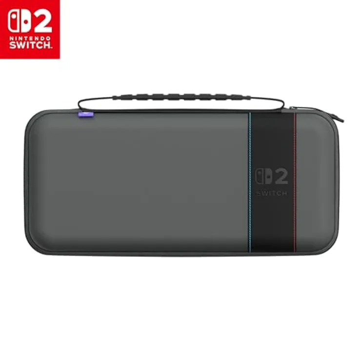 Turtle Beach TBA-8202-85, Reisekoffer für Nintendo, schwarz-anthrazit, stoßfest und kratzresistent, 300 mm