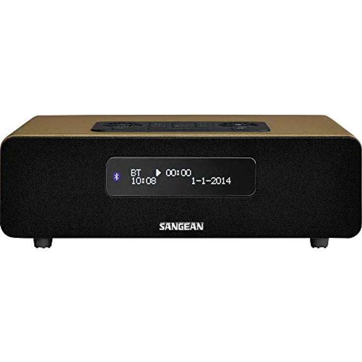 Sangean DDR-36 DAB+ Digitalradio (DAB+-UKW-Tuner, Bluetooth, Weckfunktion, Sleep-Timer, AUX-In) inkl. Fernbedienung braun – Bild 4