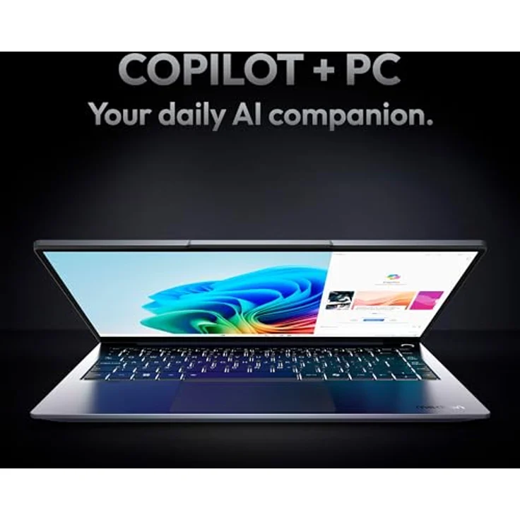 MEDION SPRCHRGD 14 S1 Elite (MD 632637) 35,56 cm (14" Zoll 120Hz 2.8K WQXGA+) Laptop (Copilot+ PC, Qualcomm Snapdragon X Elite, 16GB DDR5 RAM, 512GB SSD, Win 11 Home) in Schwarz – Bild 2