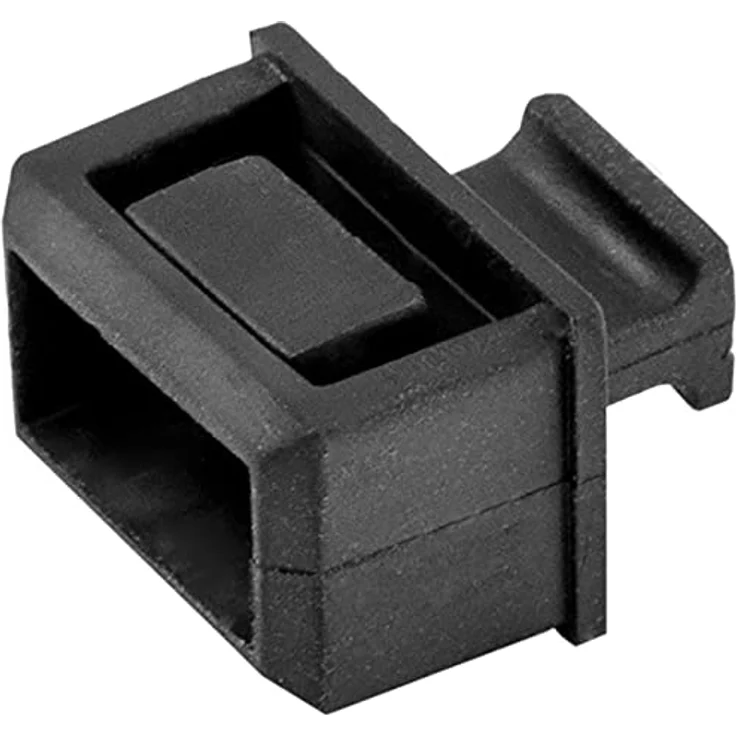 StarTech.com Staubschutzkappen für SFP, 10 Stück, langlebige LWL SFP+ Schutzkappen aus Santoprene™ mit einfacher Handhabung – Bild 1