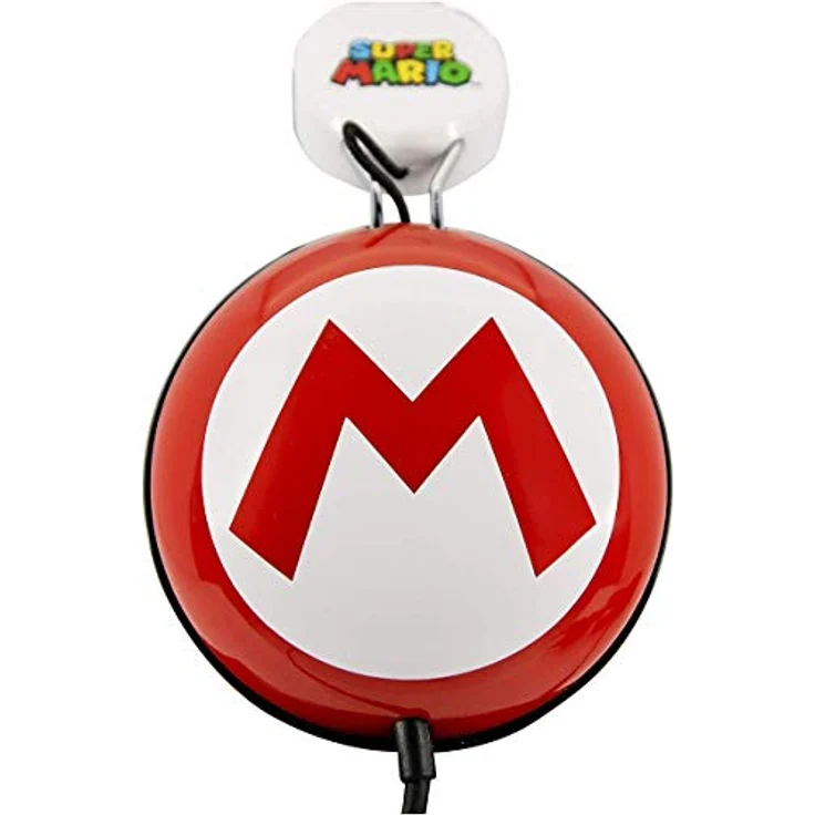 OTL Technologies TWEEN Kinder Kopfhörer Super Mario Icon Core (gepolsterte Bügel, buntes Comic Design, für Jungen und Mädchen), Rot-Weiß – Bild 4